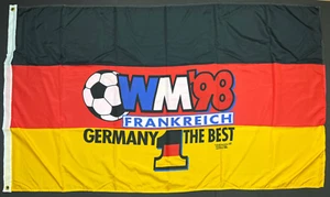 Deutschland WM 98 France - Fahne Flagge Flag Fussball - Frankreich 1998 #642 - Bild 1 von 2