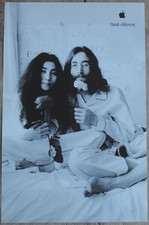 Original John Lennon & Yoko Ono Think Different Apple Educational Series Poster