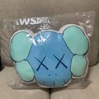 KAWS Soft Skull Cushion Pillow Blue MEDICOM TOY 2004 Unopened