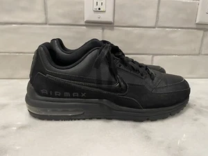 Nike Air Max Limited LTD 3 Triple Black Sneakers Men's Shoes 687977-020 Sz 12 - Picture 1 of 7