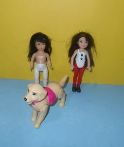 Mattel Barbie Pet Dog Strollin Pups Taffy Walking Golden Retriever w/Friend Doll - Picture 1 of 2