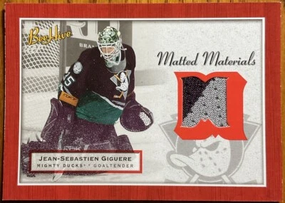2005-06 Beehive Matted Materials Jean-Sebastien Giguere #MM-JG - Image 1 of 2