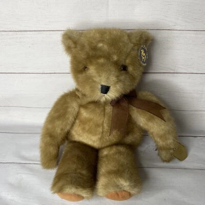 Vtg Unipak Teddy Bear Plush Stuffed Animal 1990 Brown 19" Long Very Good Cond. - Image 1 of 4