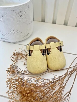 Mocasines Bebé - Cuero, Zapatos Niño Niña, Varios Colores, Tallas Infantiles "NUEVO" Foto 1 de 2