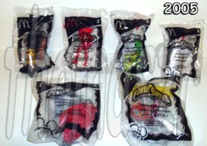 POWER RANGERs toy set (all 6) McDonald's McD BVS Entertainment (2005) *NIOP - Picture 1 of 2