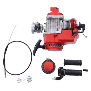 For 2 Stroke 49CC Mini Dirt Bike Pocket Bike Scooter ATV Pull Start Engine Motor - Foto 1 di 11