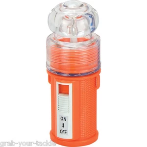 LED LIGHT Safety Light Flashing White Waterproof Marker light 3 KM Visibility - Picture 1 of 1