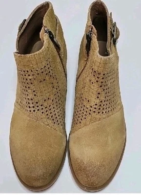 Antelope Womens Keeton Tan Suede Ankle Boots Size EU 37, US 7 - Image 1 of 4