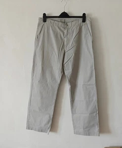 Men's Diesel Summer Light Trousers W34 L32 Light Grey Straight Fit - Picture 1 of 19
