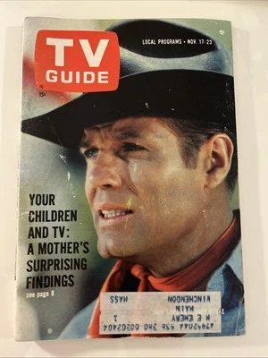 1962 November 17-23, TV GUIDE Jack Lord Stoney Burke Bob Hope James Mason - Image 1 of 3