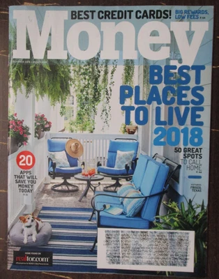 MONEY MAGAZINE OCTOBER 2018 BEST PLACES TO LIVE 2018 BEST CREDIT CARDS Foto 1 de 2