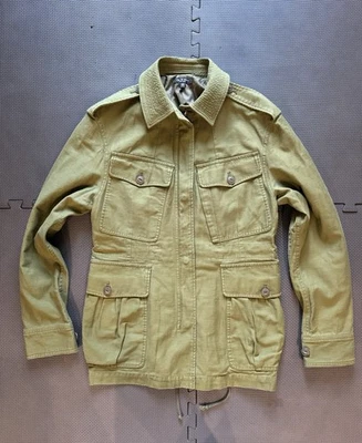 Nueva Chaqueta Para Mujer Rag & Bone Lorenz Hermosa Verde Ejército Algodón Satén XXS Foto 1 de 4