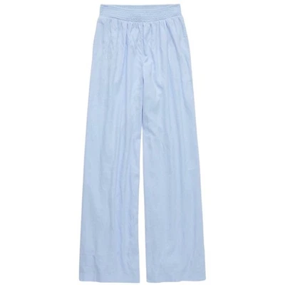 Aerie Linen Blend Wide Leg Pant Light Blue Size XL NWT - Image 1 of 4