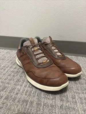 FootJoy Mens Stratos Golf Shoe Sz 13 Brown Leather Sneaker Versatrax Waterproof - Image 1 of 4