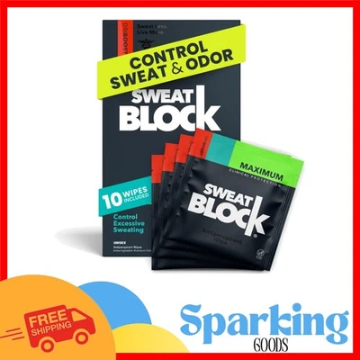 Long-Lasting Clinical Strength Antiperspirant Wipes - For Men & Women - 10 Count - Image 1 of 4