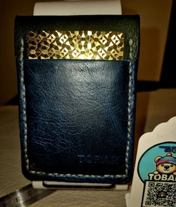  Leather Bifold Wallet for Men Minimalist Rustic card holder Handmade+12cardspac - Picture 1 of 4