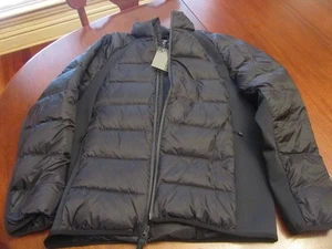 G Fore G/Fore schwarze gefütterte Jacke Herren Daunen Onyx schwarz GMO000004 neu mit Etikett $ 395 Large - Bild 1 von 5