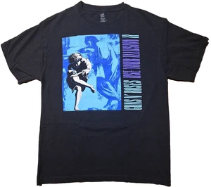 Maglietta Guns N Roses Use Your Illusion II M Black Frog 2012 ristampa del tour 1991 - Foto 1 di 7