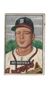 1951 BOWMAN #277 ROY HARTSFIELD BRAVES GOOD FILLER CENTERED L@@K - Picture 1 of 2