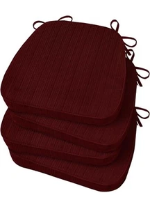 Basic Beyond Chair Cushions for Dining Chairs 4 Pack, D-Shaped 2.5” Thick Seat - Picture 1 of 11