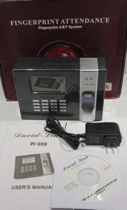 David-Link W-988 biometrisches Fingerabdruck-Zeiterfassungssystem - Neu in OVP - Bild 1 von 18