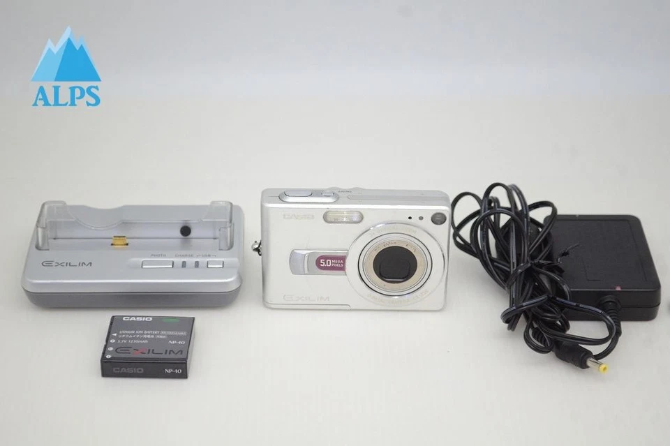 [Excellent+5] CASIO EXILIM EX-Z50 5.0MP Compact Digital Camera Silver #251024a - Image 1 of 4