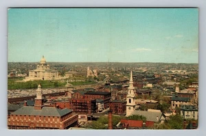Providence RI-Rhode Island, Panoramic View, c1965 Vintage Souvenir Postcard - Picture 1 of 2