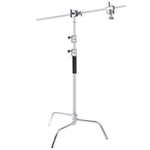 Neewer Upgraded Heavy Duty Stainless Steel C-Stand with Hold Arm and Grip Head