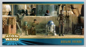 Tarjeta comercial R2-D2 C-3PO Star Wars Episodio 1 Visión amplia #46 Topps Lucasfilm - Imagen 1 de 2