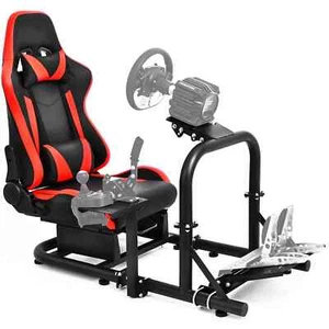 Dardoo G29 Racing Sim Cockpit Con Sedile E Monitor TV Stand Adatto Per Logitech - Picture 1 of 22