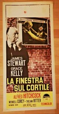 LA FINESTRA SUL CORTILE (REAR WINDOW) LOCANDINA HITCHCOCK-STEWART-GRACE KELLY