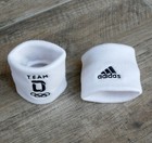 1-4x Adidas Schweißband Deutschland Olympia Tennis Armband Damen Kinder weiß NEU