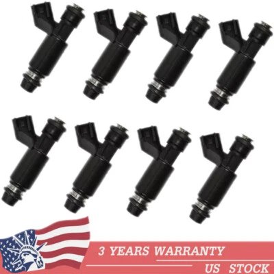 Juego de 8 inyectores de combustible para Chevrolet Silverado 1500 2002-2006 y GMC Yukon 5,3 L Foto 1 de 4