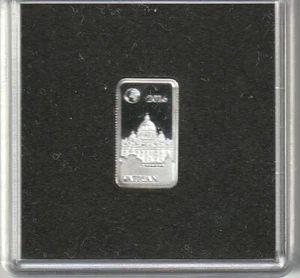 MDS SALOMONEN MEDIO DÓLAR 2016 PP / PRUEBA "VATICANO - PETERSDOM", PLATA - Imagen 1 de 3