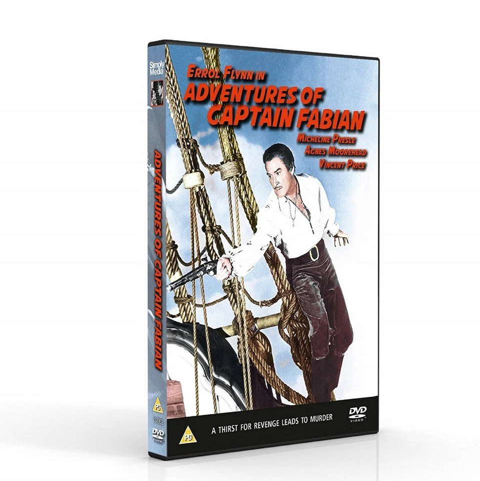 Adventures of Captain Fabian Classic Film DVD Errol Flynn Agnes Moorehead - Image 1 of 1