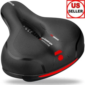 Comfort Wide Big Bum Soft Gel Cruiser Bike Saddle Bicycle Seat Air Cushion Pad - Picture 1 of 12