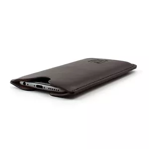 Funda ejecutiva Dockem para iPhones 16, 15-11, XS-6, Pro Max, Plus, Mini; marrón - Imagen 1 de 8