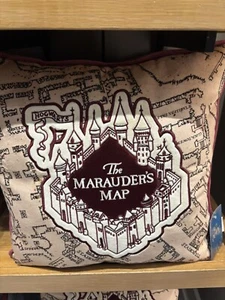 2024 Universal Studios Harry Potter Marauders Karte Dekokissen Neu - Bild 1 von 1