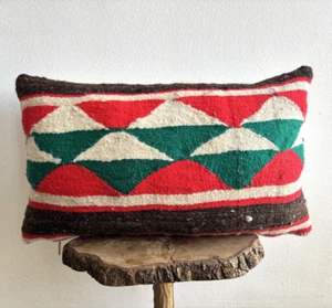 Moroccan Handmade Kilim Pillow Cushion Cover Throw Pillow Case Sofa boho - Picture 1 of 2