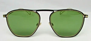 Sunglasses Rag & Bone SAFILO RNB9004/S Blk Frame Gold Trim Grn Lens w/ Case, New - Picture 1 of 6