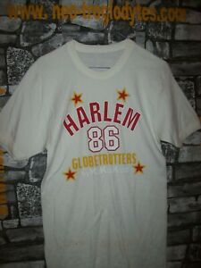 Vintage Harlem Globetrotters basket canotta basketball vest '80s