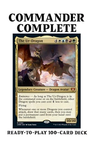 The Ur-Dragon ULTIMATE Dragon Magic: the Gathering MTG Custom Commander Deck - Picture 1 of 9