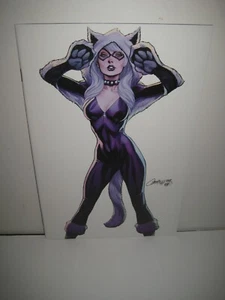 Black Cat #1 "J Scott Campbell" Frankie's Comic Exclusive "Virgin" Cover 2019 - Picture 1 of 6