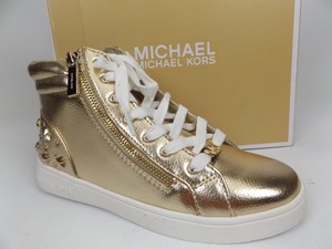 girls gold tennis shoes