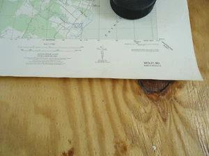 Wesley MD topography map circa 1942 US Army Corps of Engineers - Picture 1 of 2