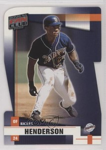 2002 Donruss Fan Club Die-Cut Rickey Henderson #68 HOF