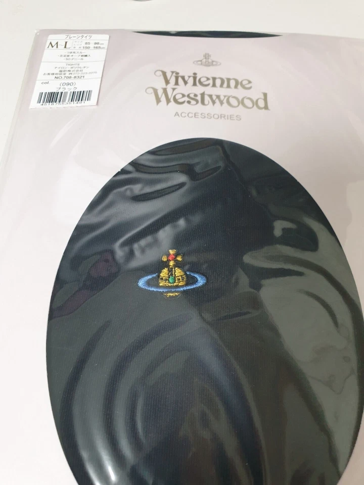 Vivienne Westwood Tights Black 50denier onepoint ORB Size M- L - Image 1 of 4