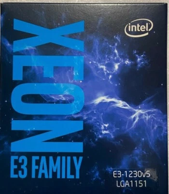 Intel BX80662E31230V5 SR2LE Xeon Processor E3-1230 v5 8M Cache, 3.40 GHz NEW - Image 1 of 2