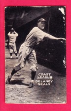 1931 ZEE-NUT PACIFIC COAST LEAGUE DELANEY SAN FRANCISCO SEALS