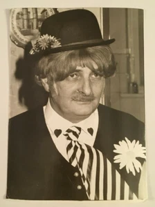 Vintage Unusual Funny Photo Man Dressed in a Costume for Halloween or Play #4150 - Imagen 1 de 1
